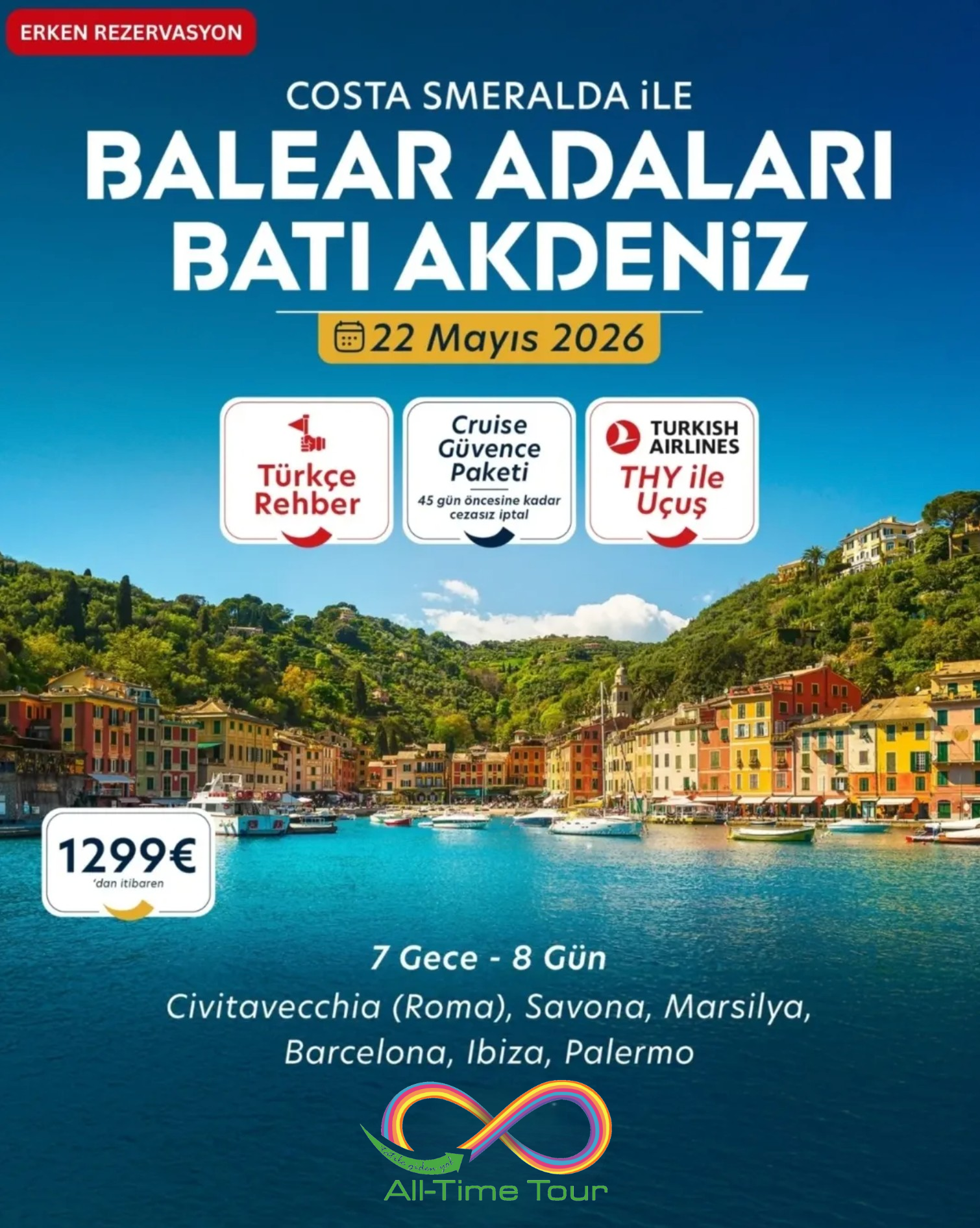Balear Adaları & Batı Akdeniz (COSTA Smeralda) | All-Time Tour 2026 cruise